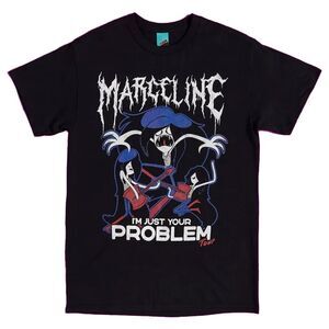 Adventure Time Unisex Adult Just Your Problem Tour Marceline T-Shirt / Black